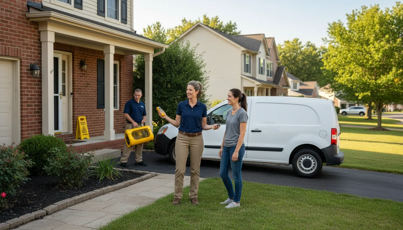 Water restoration image for Home Water Damage Repair in Rockland, DE